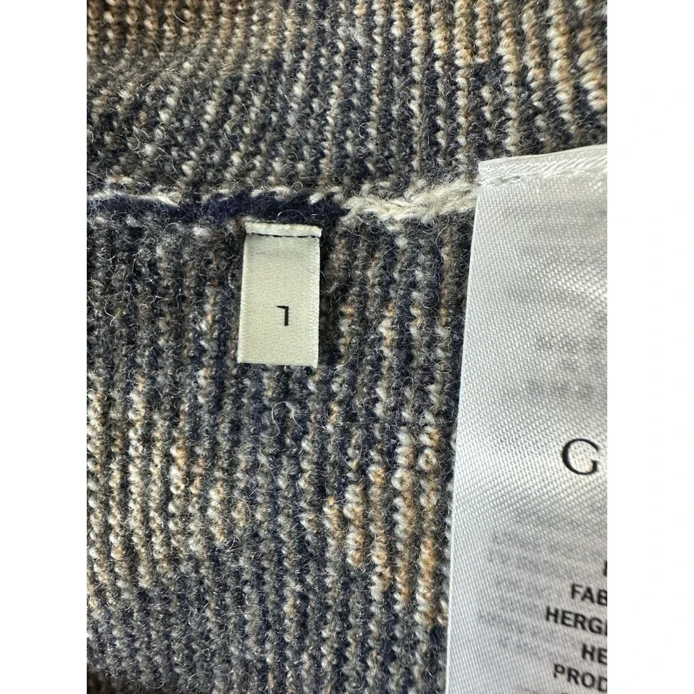 GUCCI Argyle Wool Equestrian AOP Pearl Button Cardigan Size Men's Large